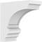 Ekena Millwork Standard Diane Architectural Grade PVC Corbel, 3"W x 8"D x 8"H CORP03X08X08DIA - alternate 1